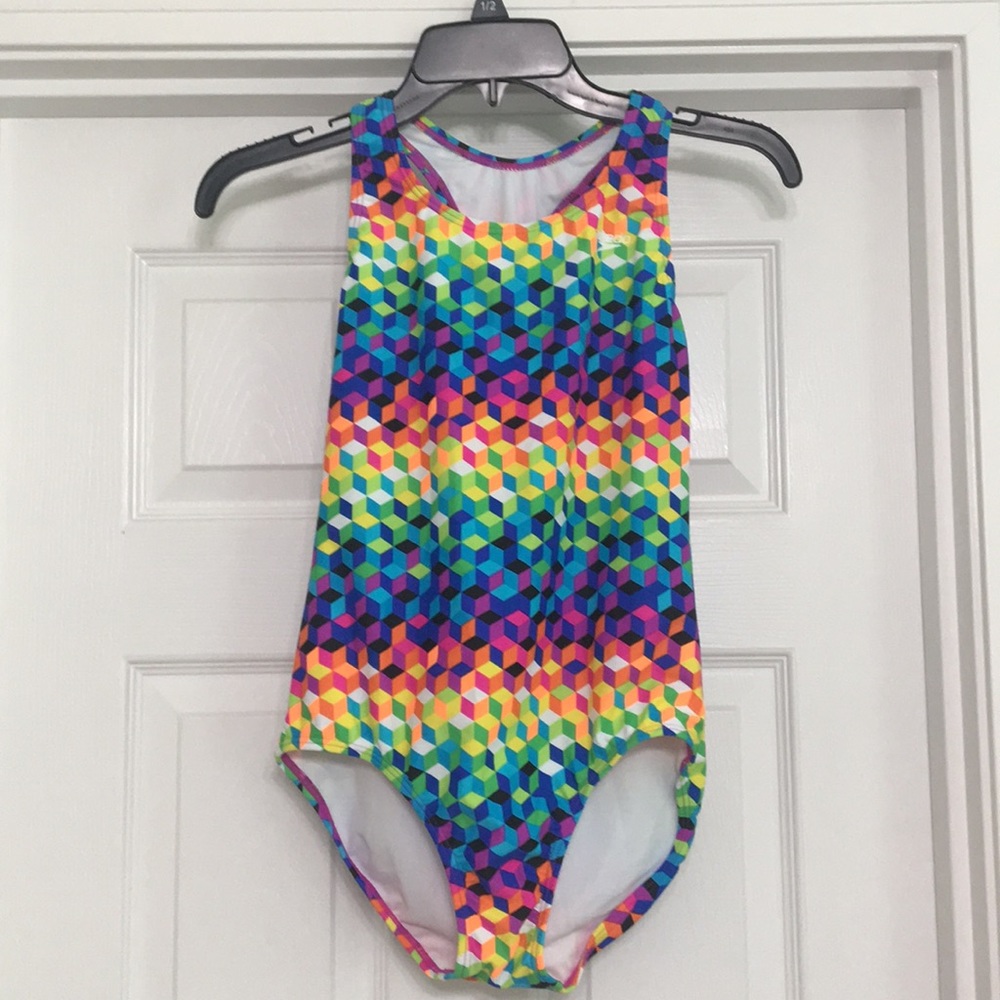 Speedo Size 14 kids one piece swimsuit